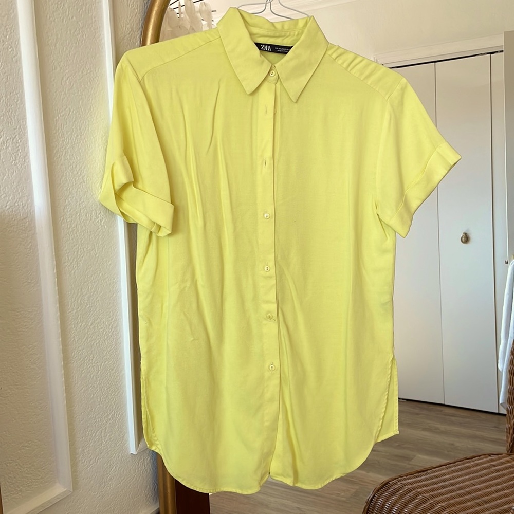 Zara button down shirt
